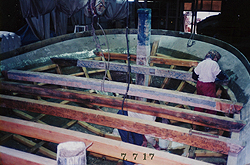 26豊漁丸 表改造 デッキ作成中